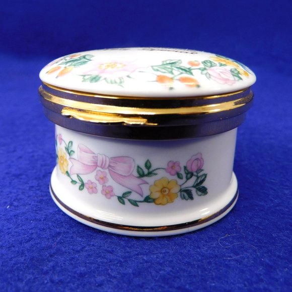 Trinket Ring Box TO SOMEONE VERY SPECIAL Falcon Staffordshire Porcelain England - Picture 3 of 5